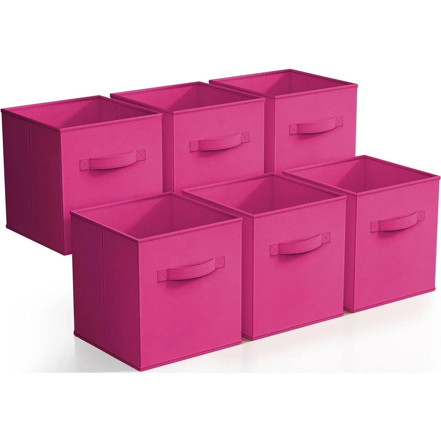 11" Cube Storage Bins (6 Pack)