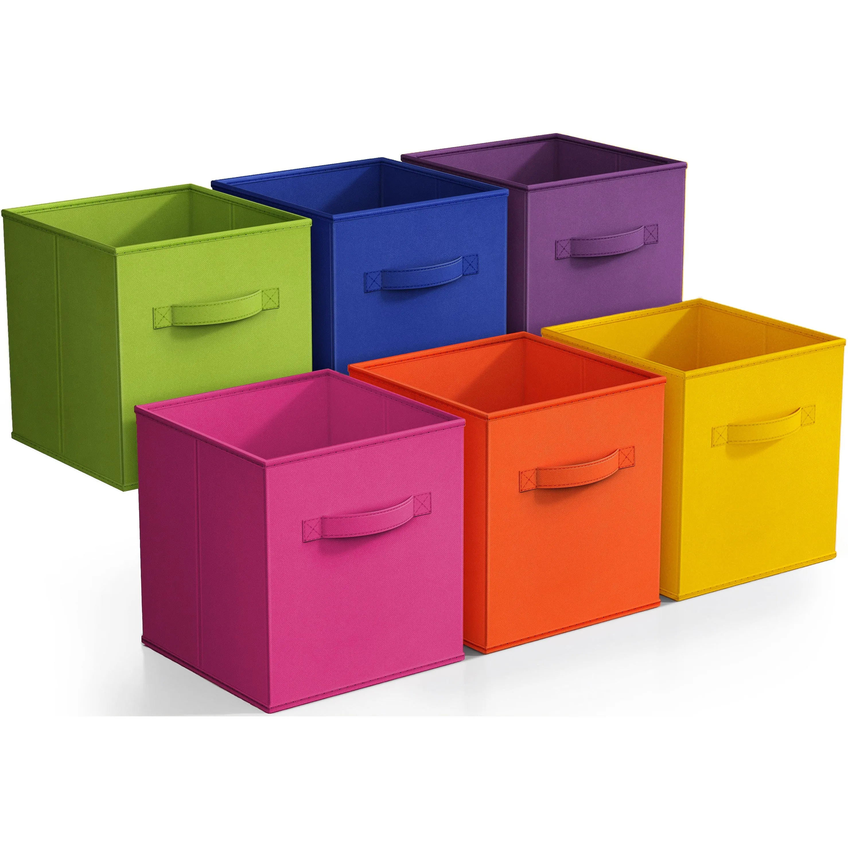 11" Cube Storage Bins (6 Pack)