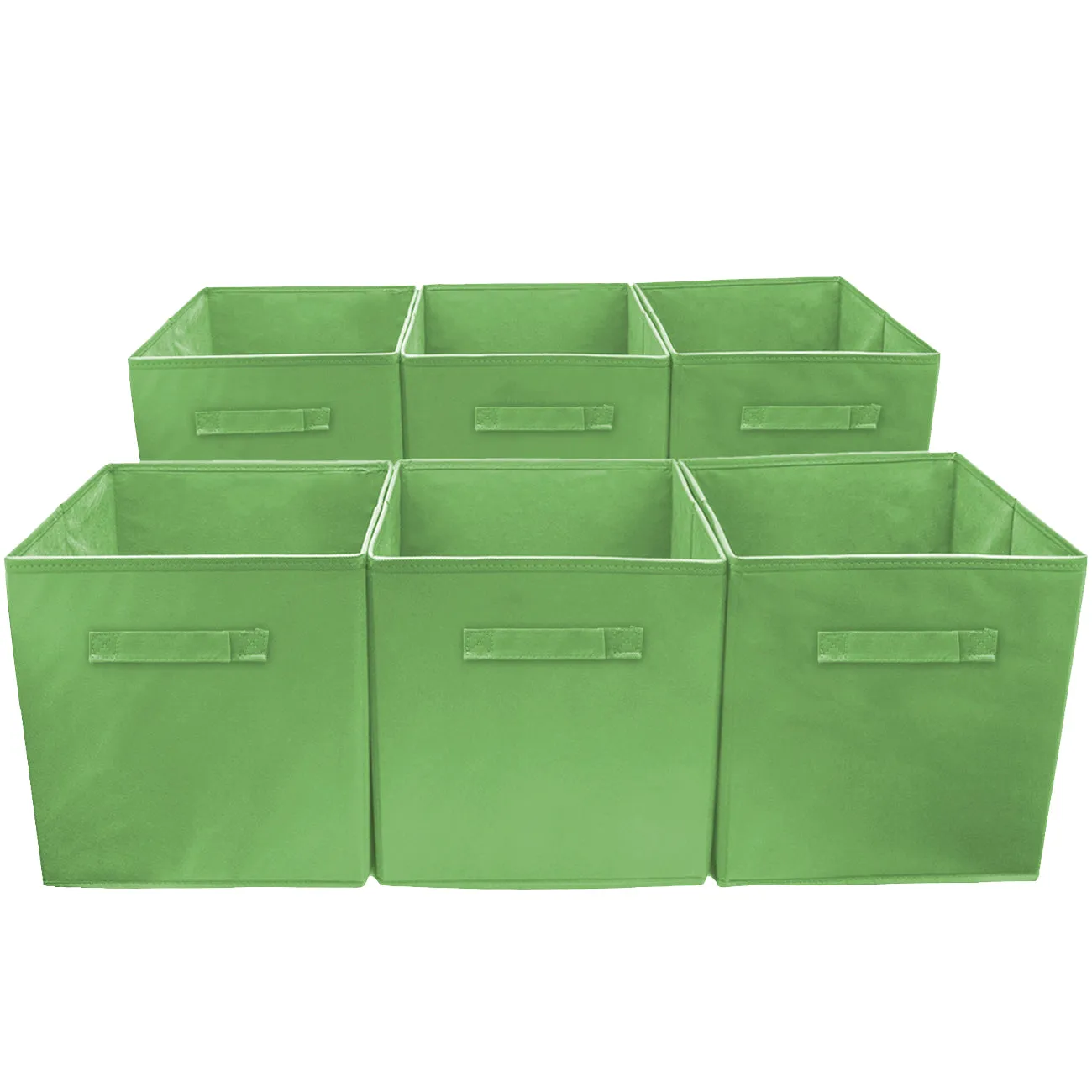 11" Cube Storage Bins (6 Pack)