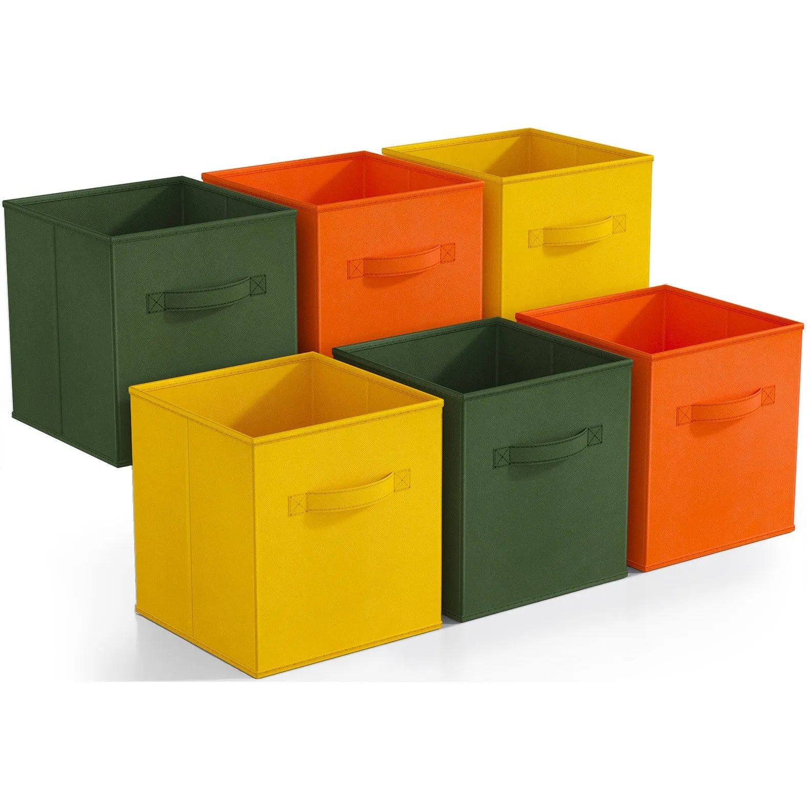 11" Cube Storage Bins (6 Pack)