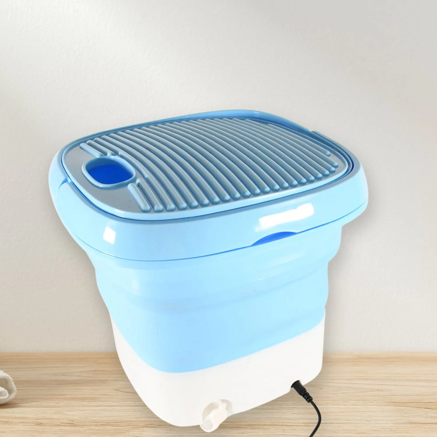 12679 Portable Washing Machine, Mini Folding Washer and Dryer Combo, for Underwear, Socks, Baby Clothes, Travel, Camping, RV, Dorm, Apartment 