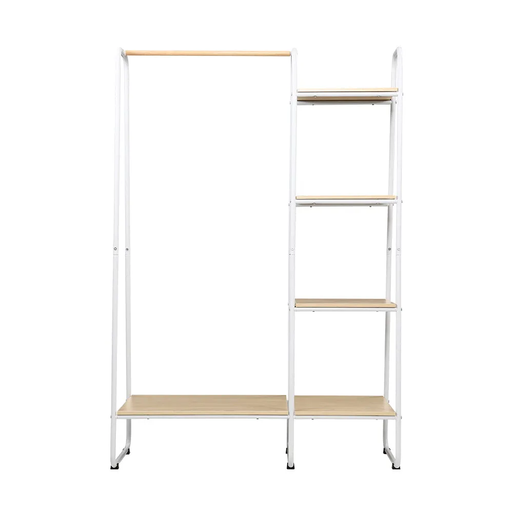 150cm Clothes Rack Wardrobe Coat Stand - White