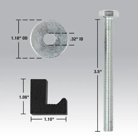 1701052 - UNIVERSAL MOUNTING KIT FOR CROSSOVER, SADDLE, AND GULL WING TRUCK TOOL BOXES