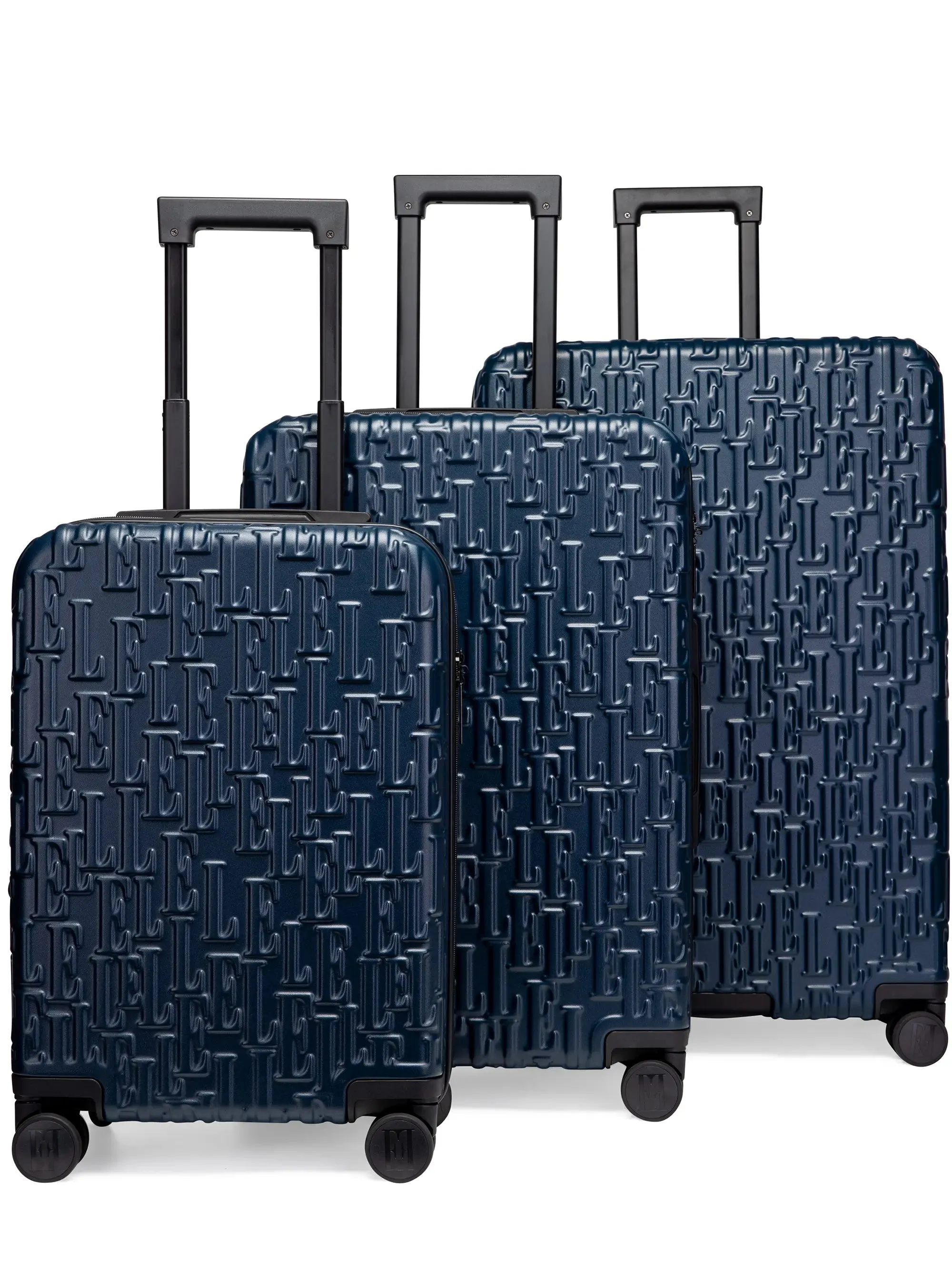 3 Piece Expandable Monogram Luggage Set