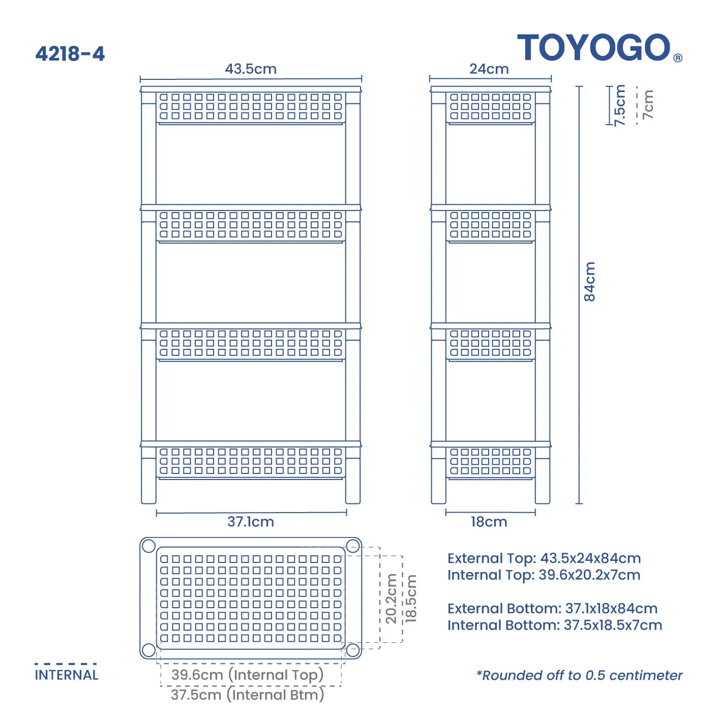 4 LAYER RACK (4218-4)