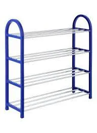 4-Tier Shoe Rack - Blue