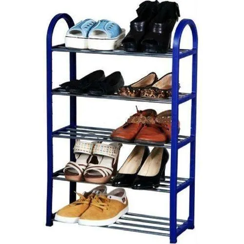 4-Tier Shoe Rack - Blue