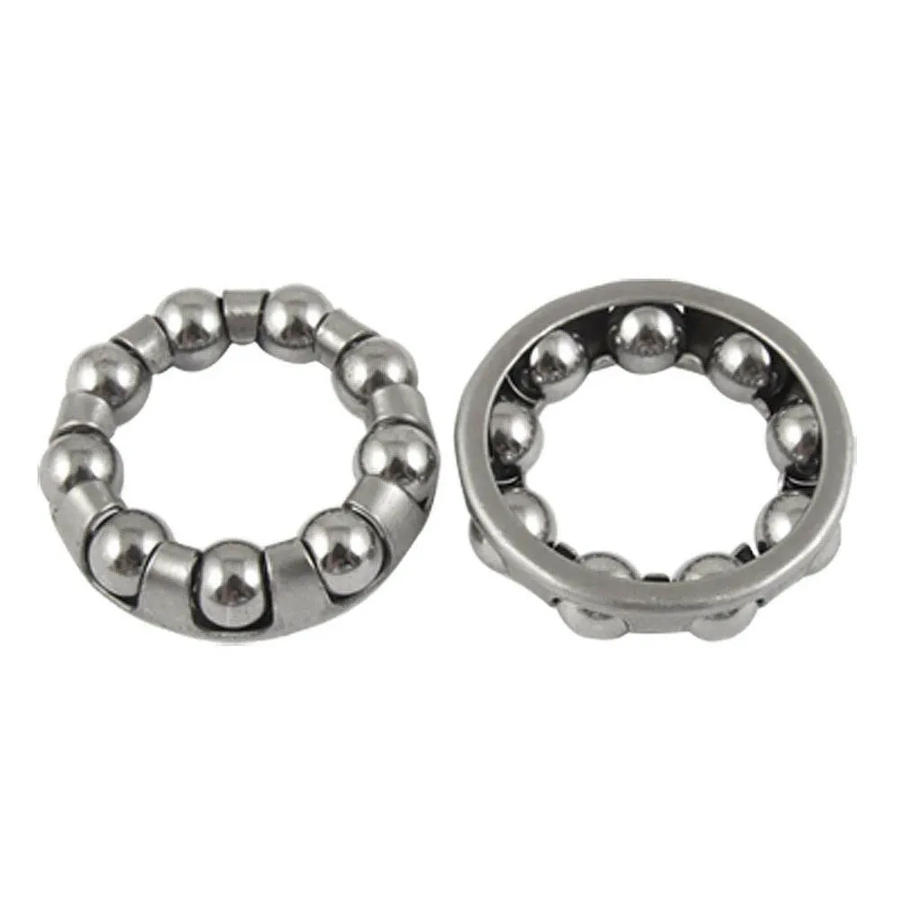 5Pcs Bike Ball Bearing Retainer Replacement Mountain Bike Parts 1/4" x 9 Balls Repair Accessories for MTB Bicycle Crank