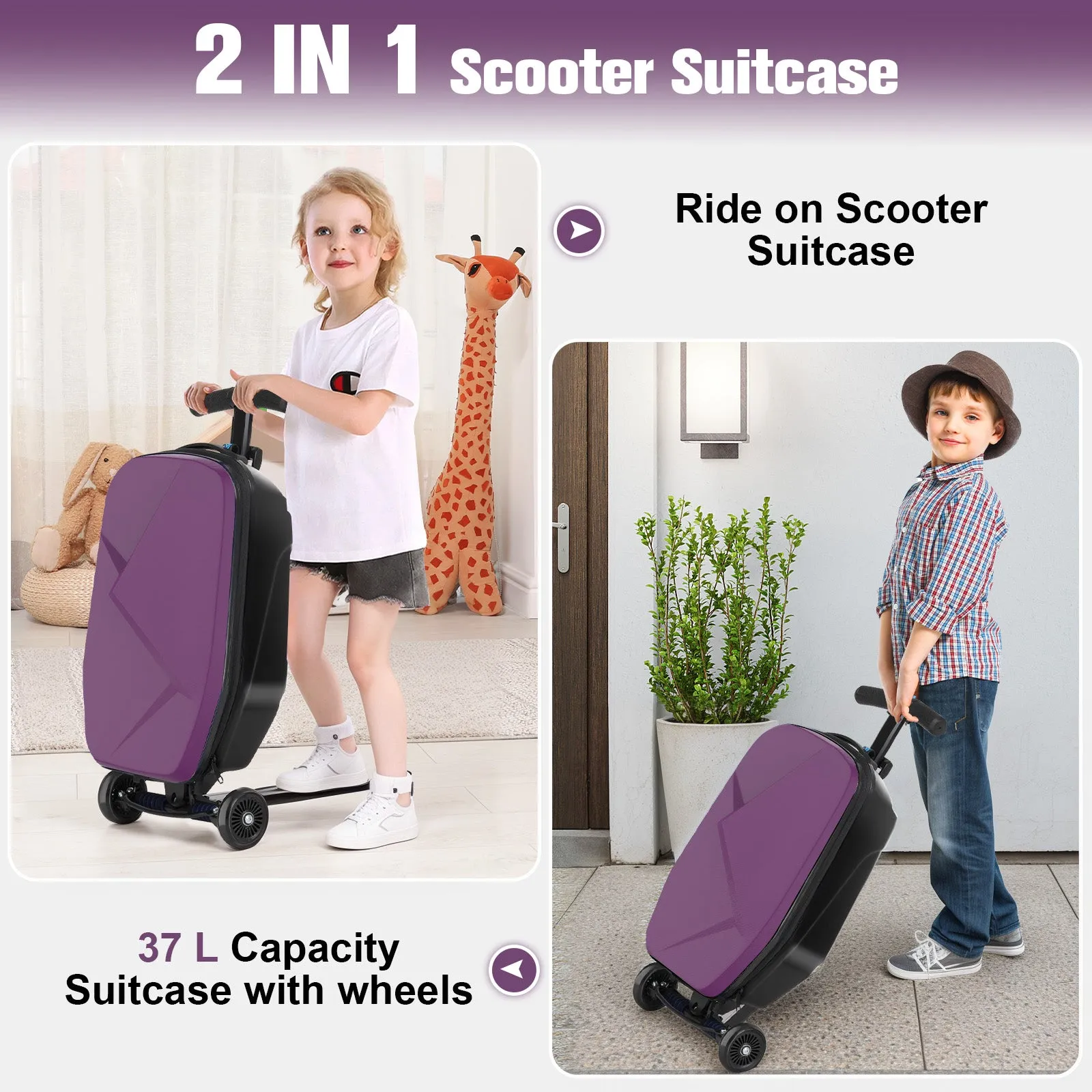 Advwin Foldable Hardshell Scooter Suitcase(Low Stock)