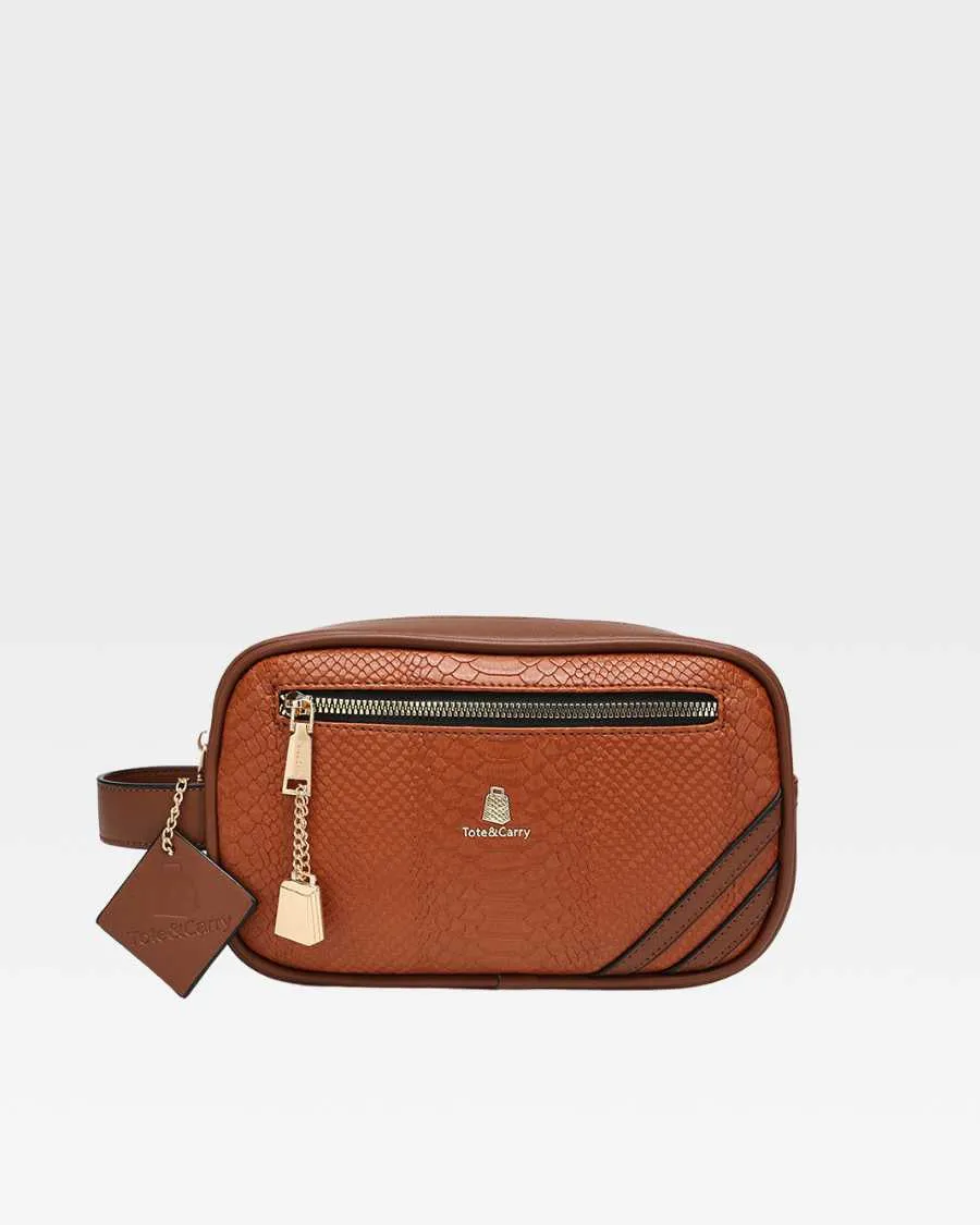 Apollo 1 Toiletry Bag in Caramel