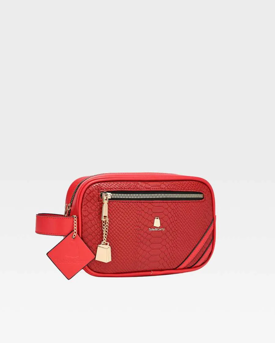 Apollo 1 Toiletry Bag in Red