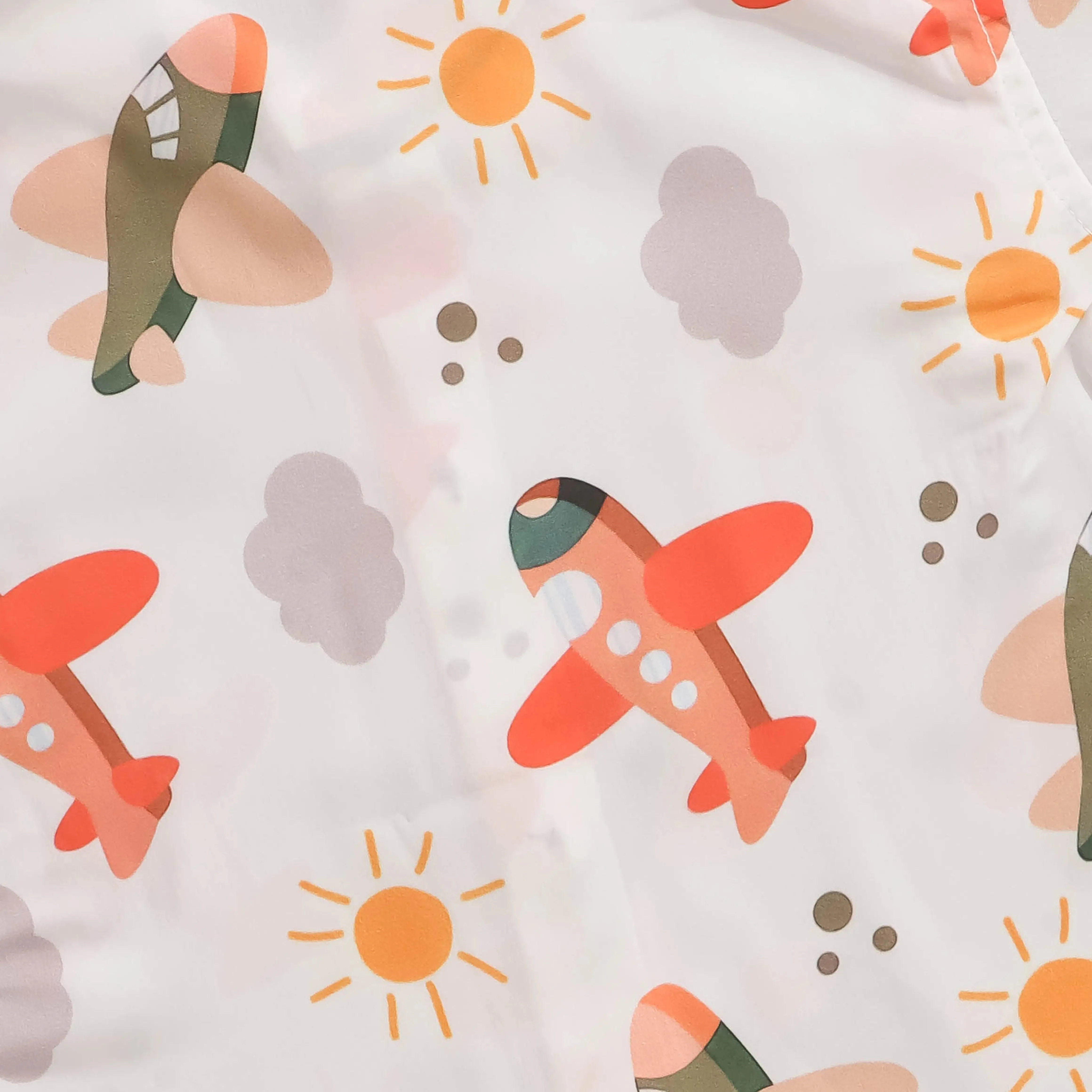 Aviator Adventures: Playful Airplane Shirt for Boys