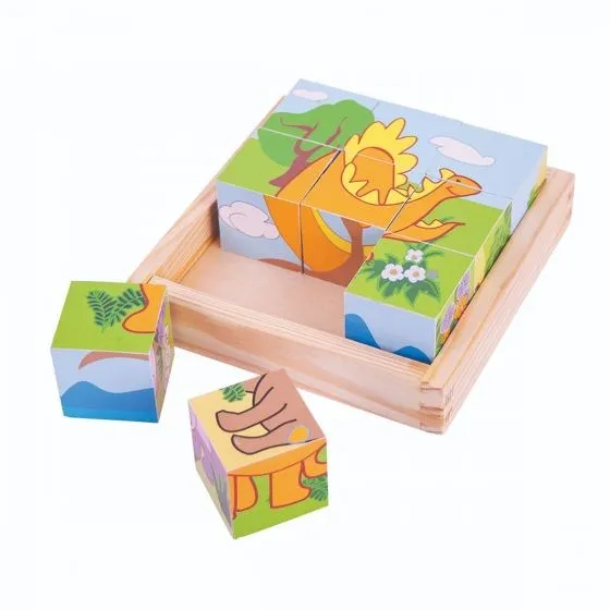 Big Jigs Dinosaur Cube Puzzle