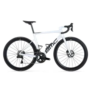 BMC Teammachine SLR 01 TWO Shimano Dura Ace DI2 Power Meter DTSwiss Wheelset Road Bike - Off White/Black