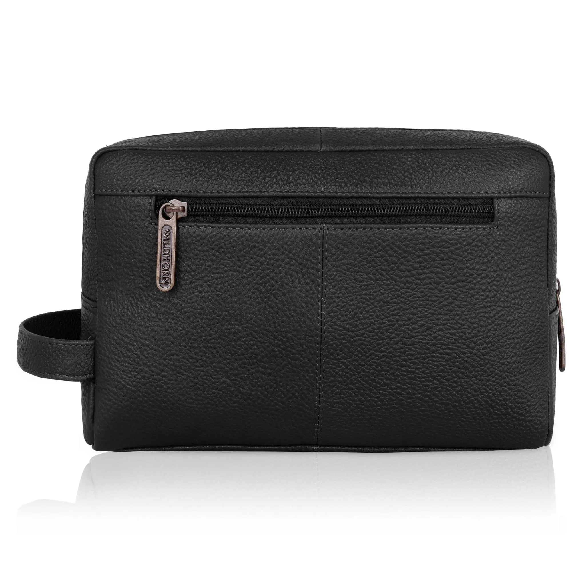 BRANDON Leather Toiletry Bag For Men & Women