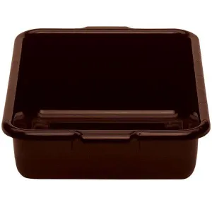 CAMBRO, REGAL CAMBOX PLASTIC TUB - DARK BROWN