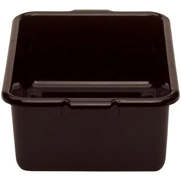 CAMBRO, REGAL CAMBOX PLASTIC TUB- DARK BROWN