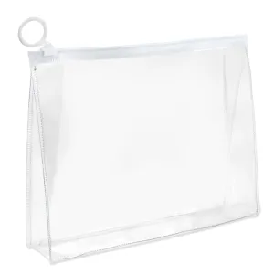 Clear Toiletry Zippered Pouch