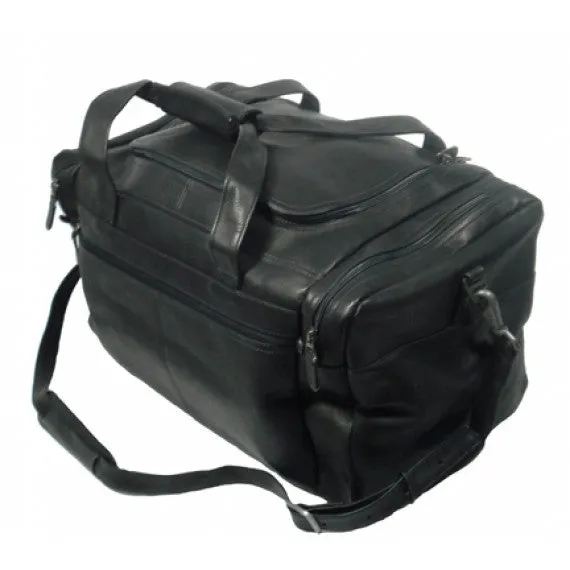 Dorado Leather 18" Multi-Pocket Duffel