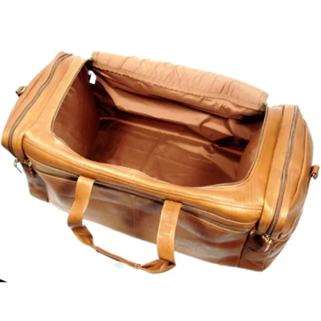 Dorado Leather 21" Multi-Pocket Duffel