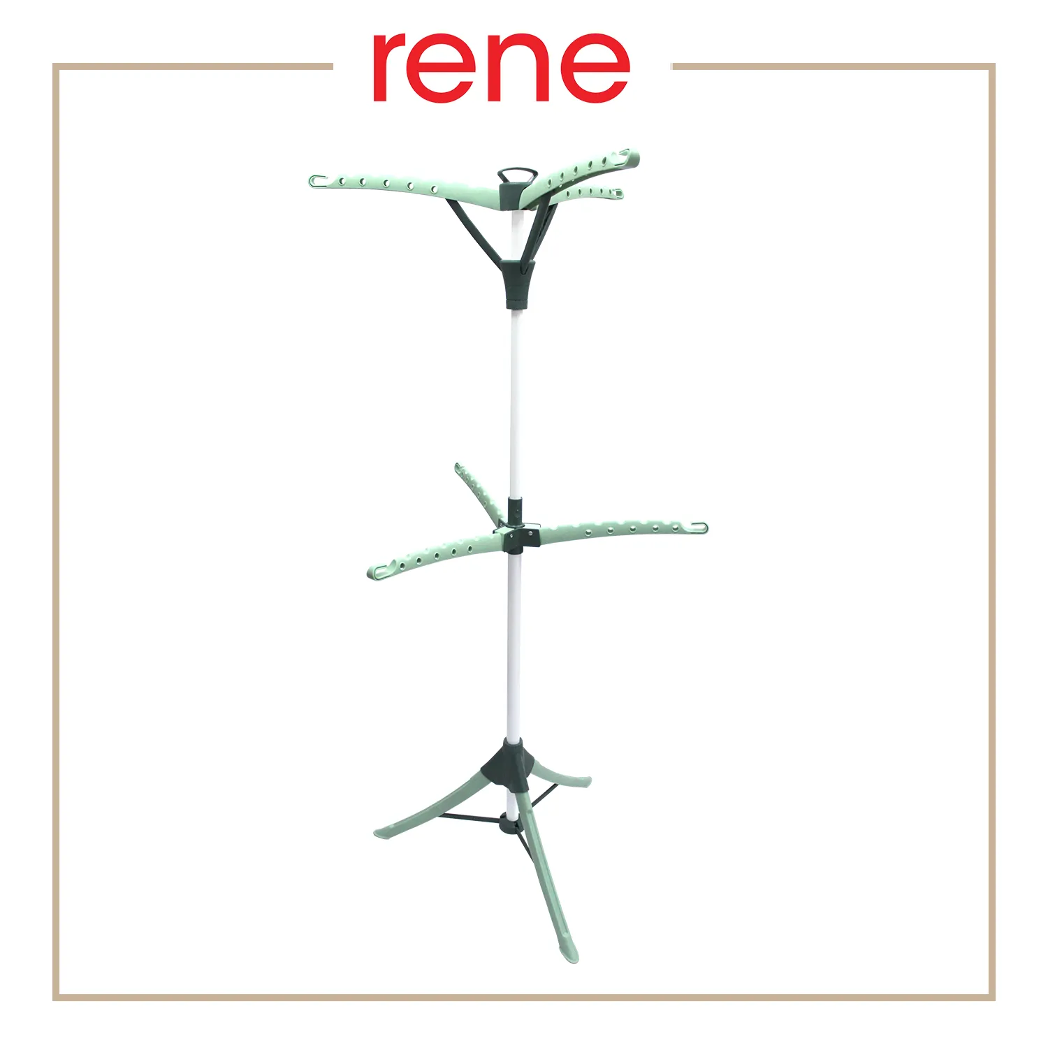 E70401 Rene Octo 6 Arm Laundry Rack (Green)