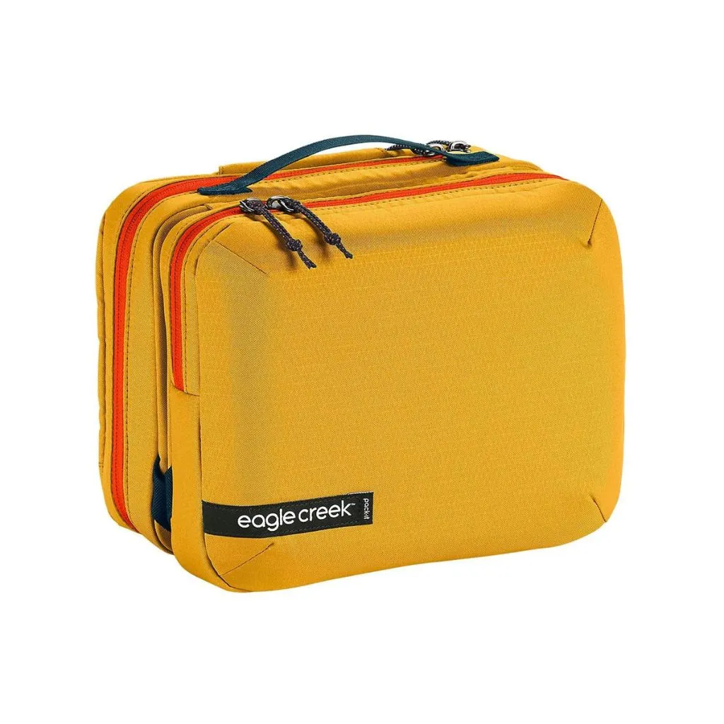 Eagle Creek PACK-IT™ REVEAL Tri Fold Toiletry Kit - Sahara Yellow