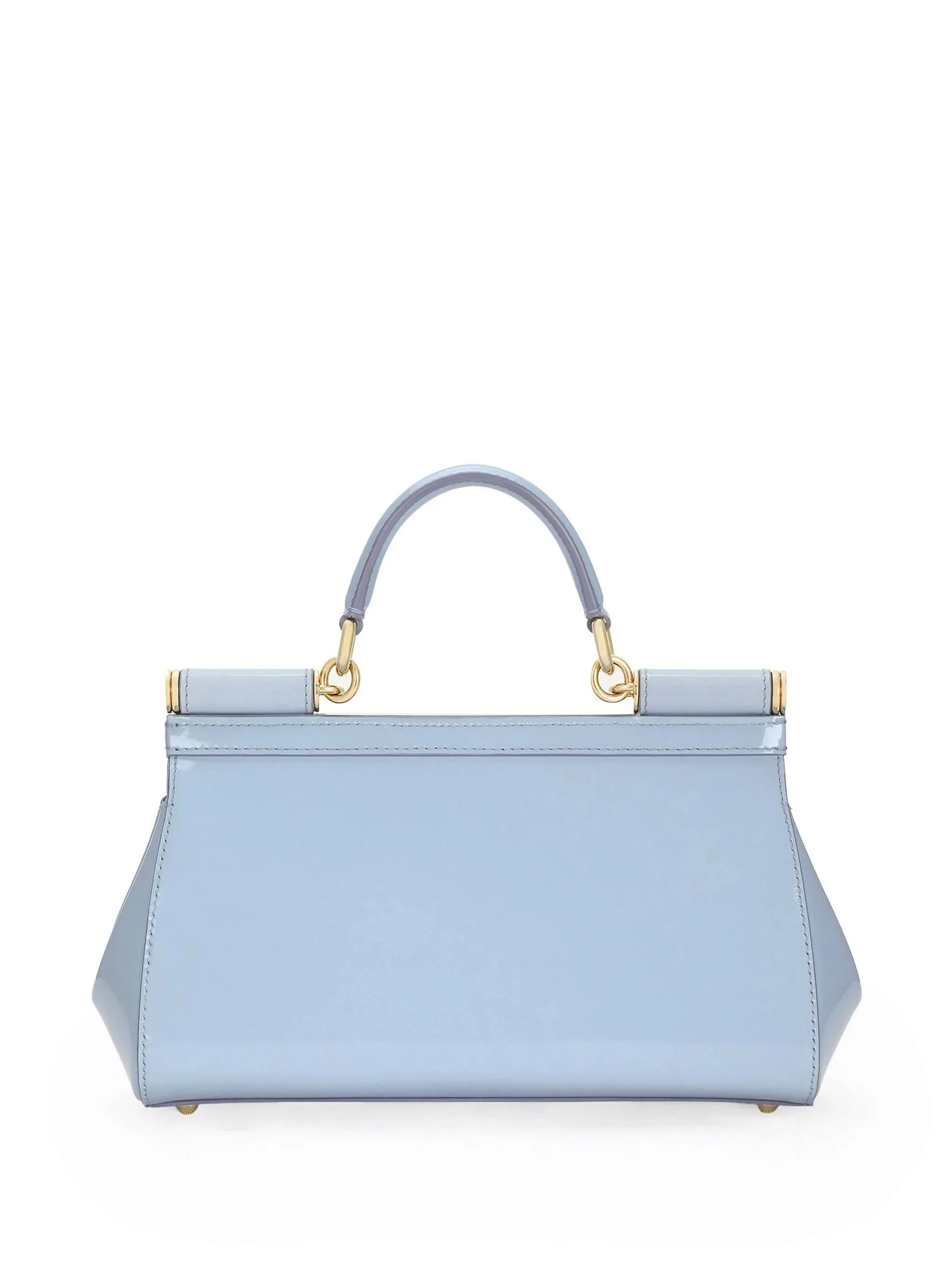 Elongated Sicily Baby Blue Shoulder Bag