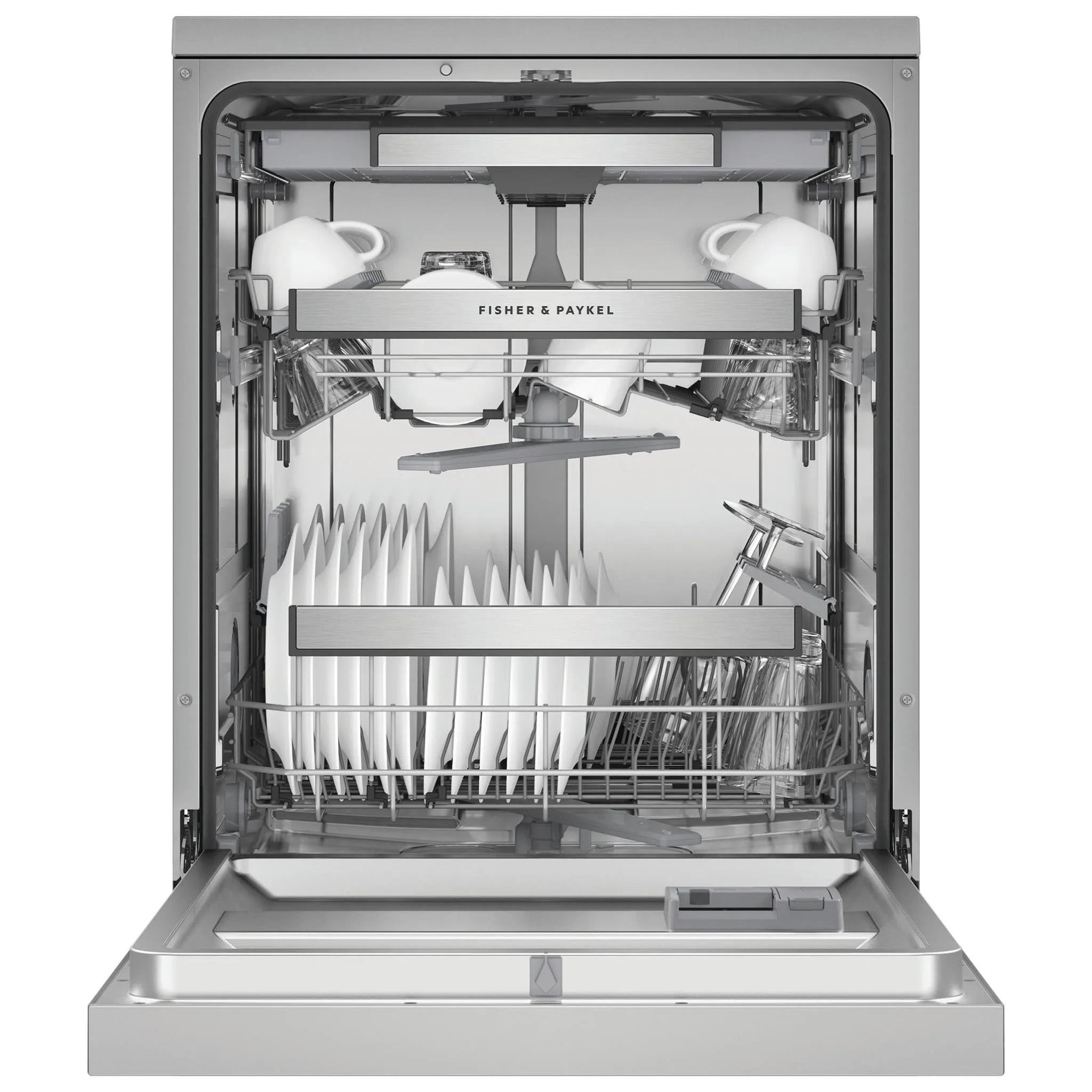 Fisher & Paykel DW60FC4X3 15-Place Setting Freestanding Dishwasher (Stainless Steel)