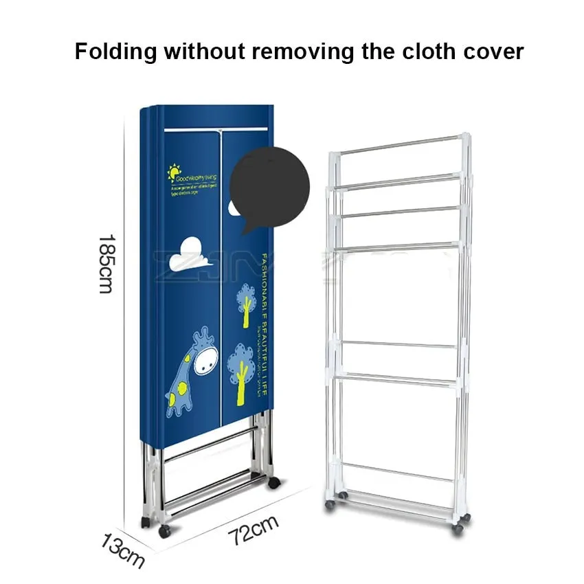 Foldable Clothes Dryer with Remote Control