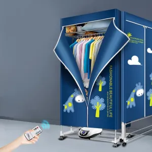 Foldable Clothes Dryer with Remote Control