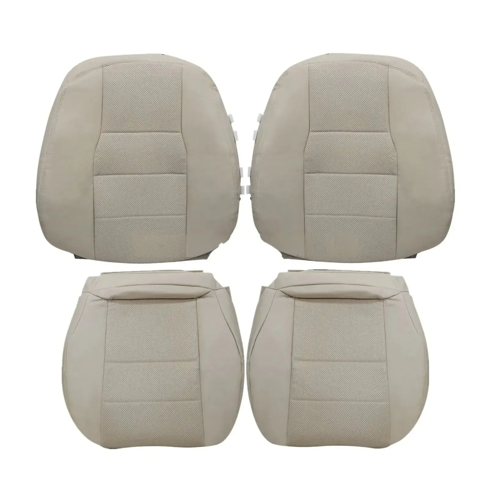 For 2008-2015 Mercedes Benz X204 GLK350 Front Both Side Leather Seat Cover Ivory