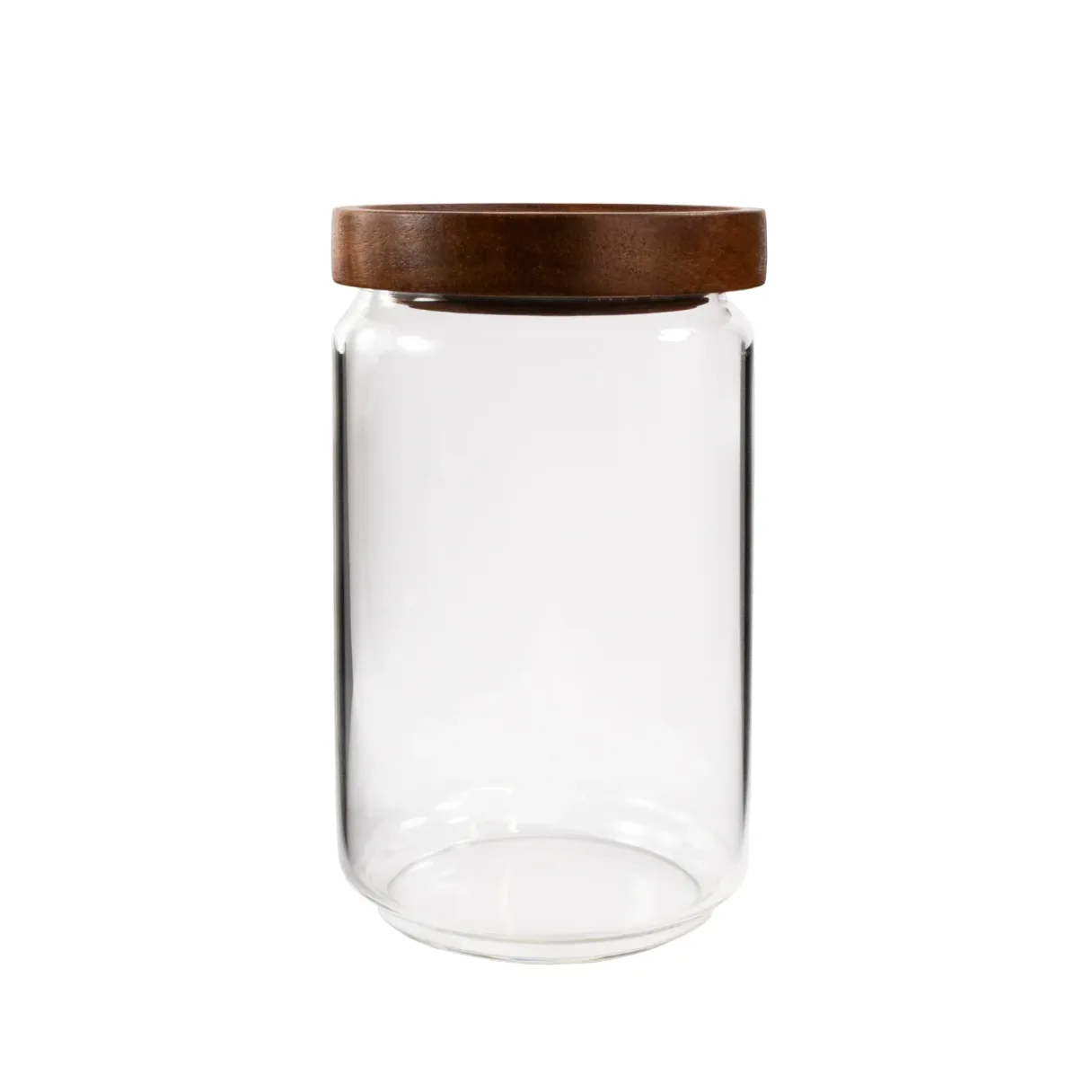 Glass Jars with Acacia Lid