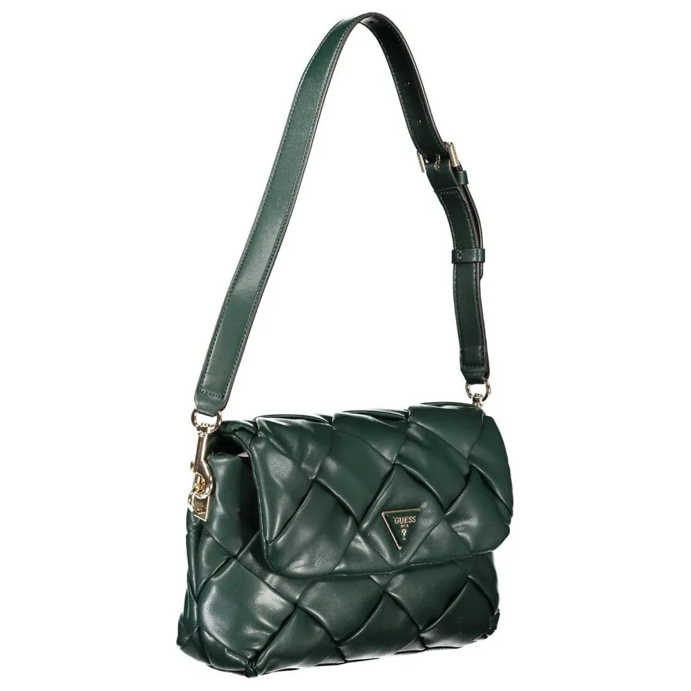 Guess Jeans Green Polyethylene Handbag