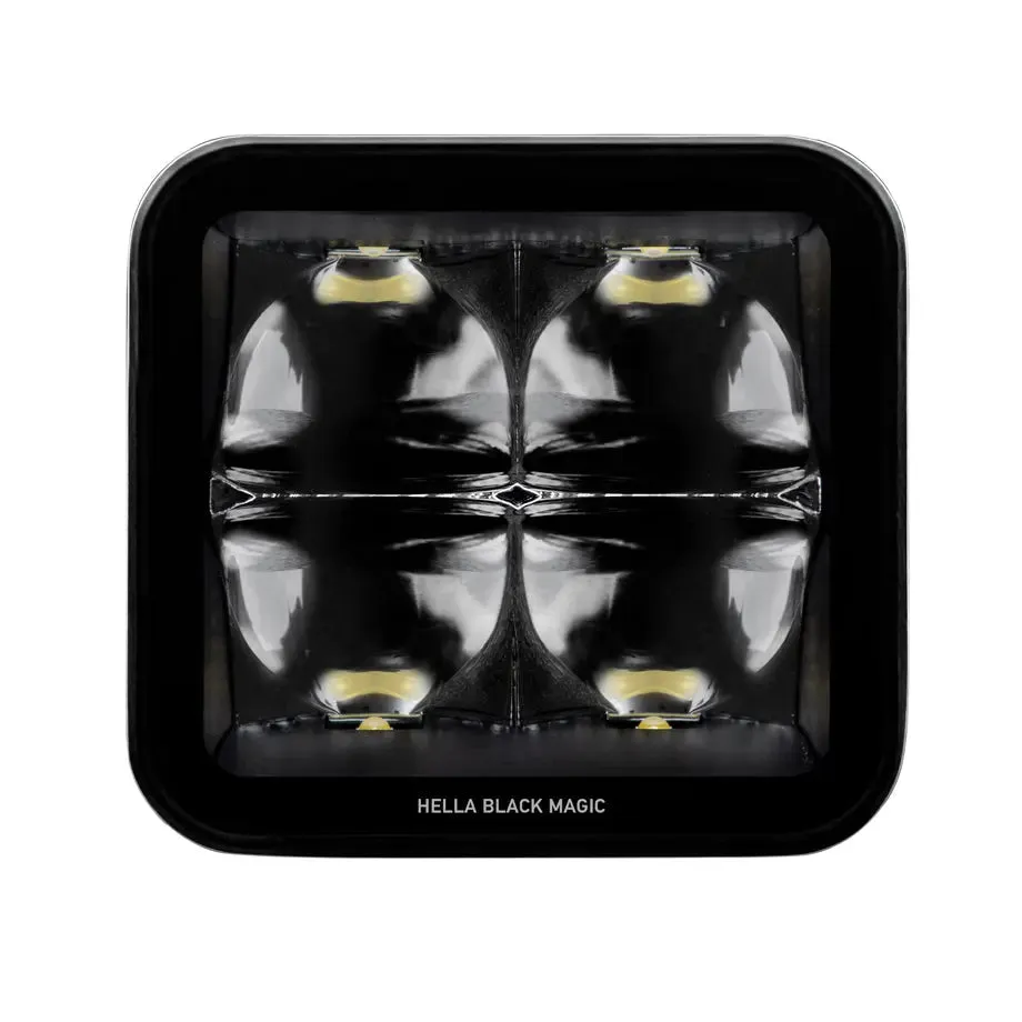 Hella Black Magic 3.2" Cube LED Spot Light Kit