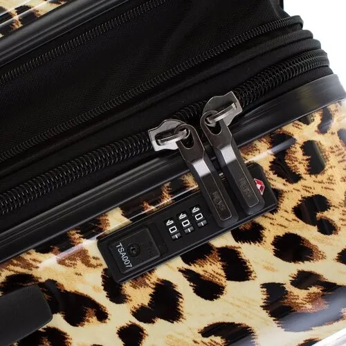 Heys Brown Leopard 21" Carry On Spinner