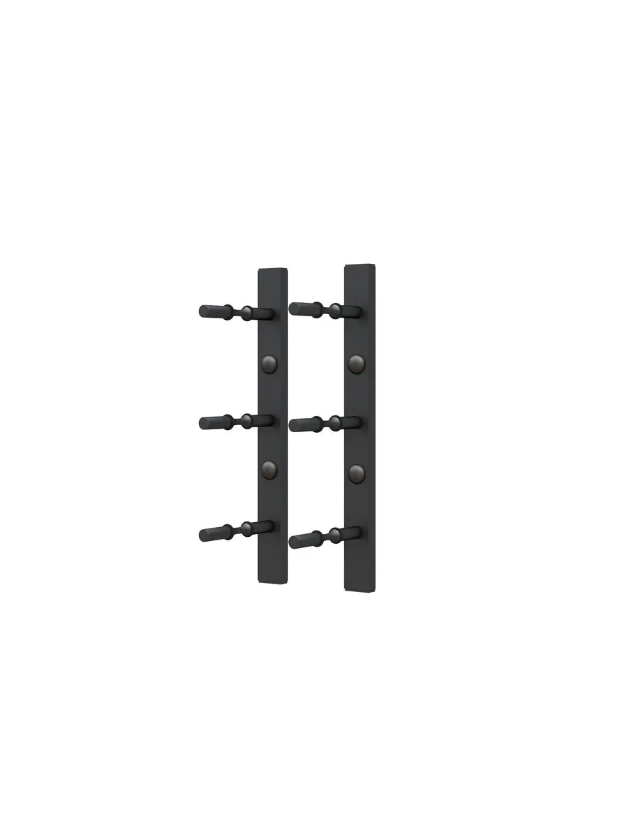 HZ Wall Rails - 1FT Metal Wine Rack (3 To 9 Bottles)