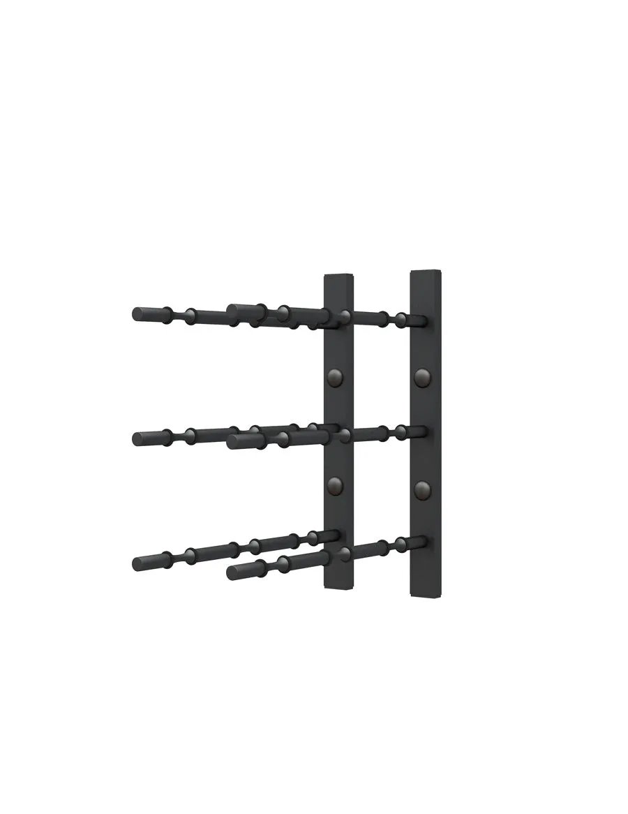 HZ Wall Rails - 1FT Metal Wine Rack (3 To 9 Bottles)