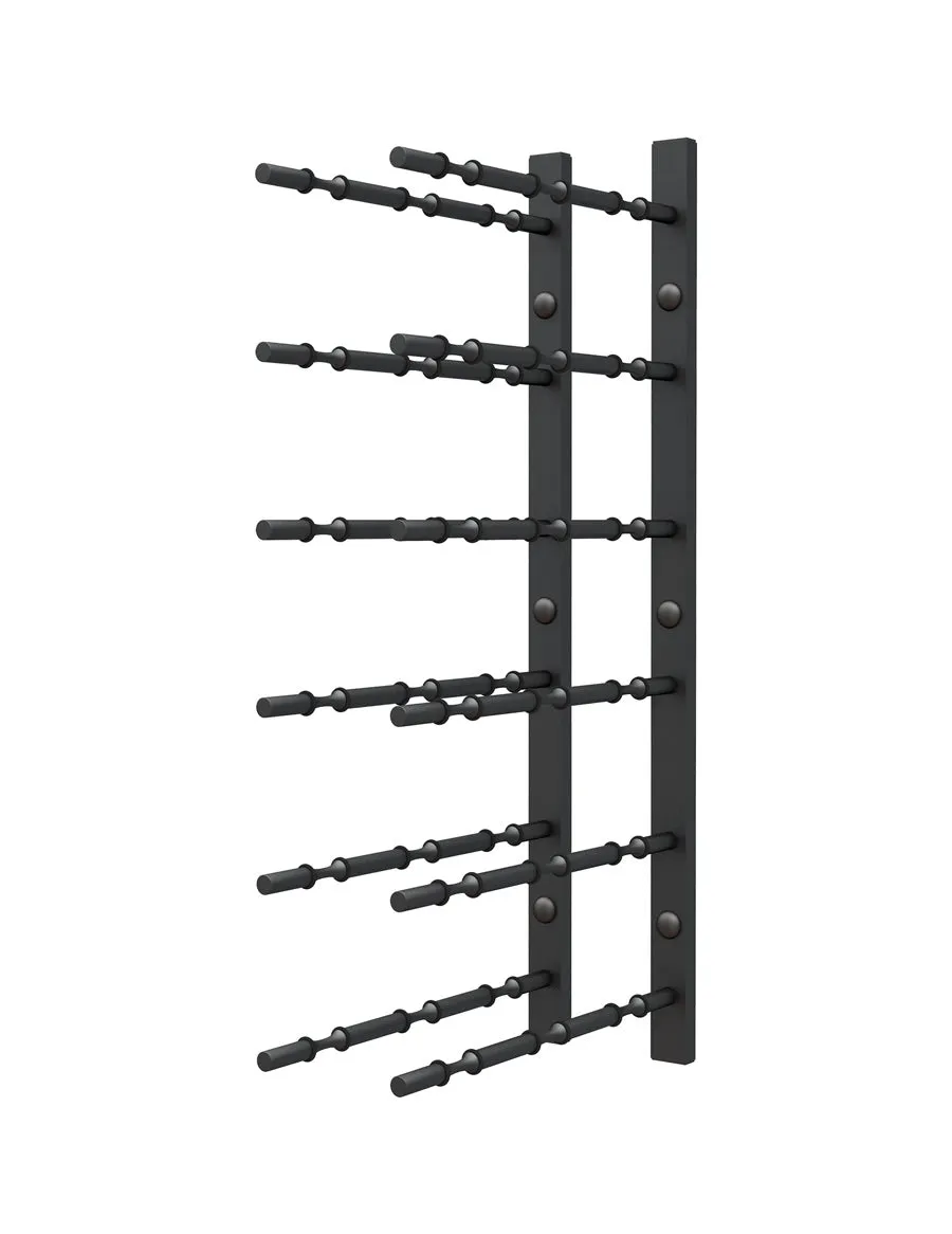 HZ Wall Rails - 2FT Metal Wine Rack (6 To 18 Bottles)