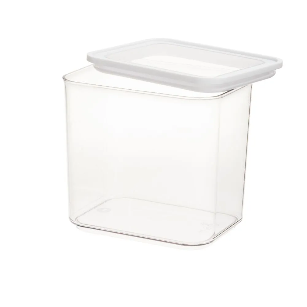 iDesign Recycled Clear Stackable Kitchen Airtight Storage Canister