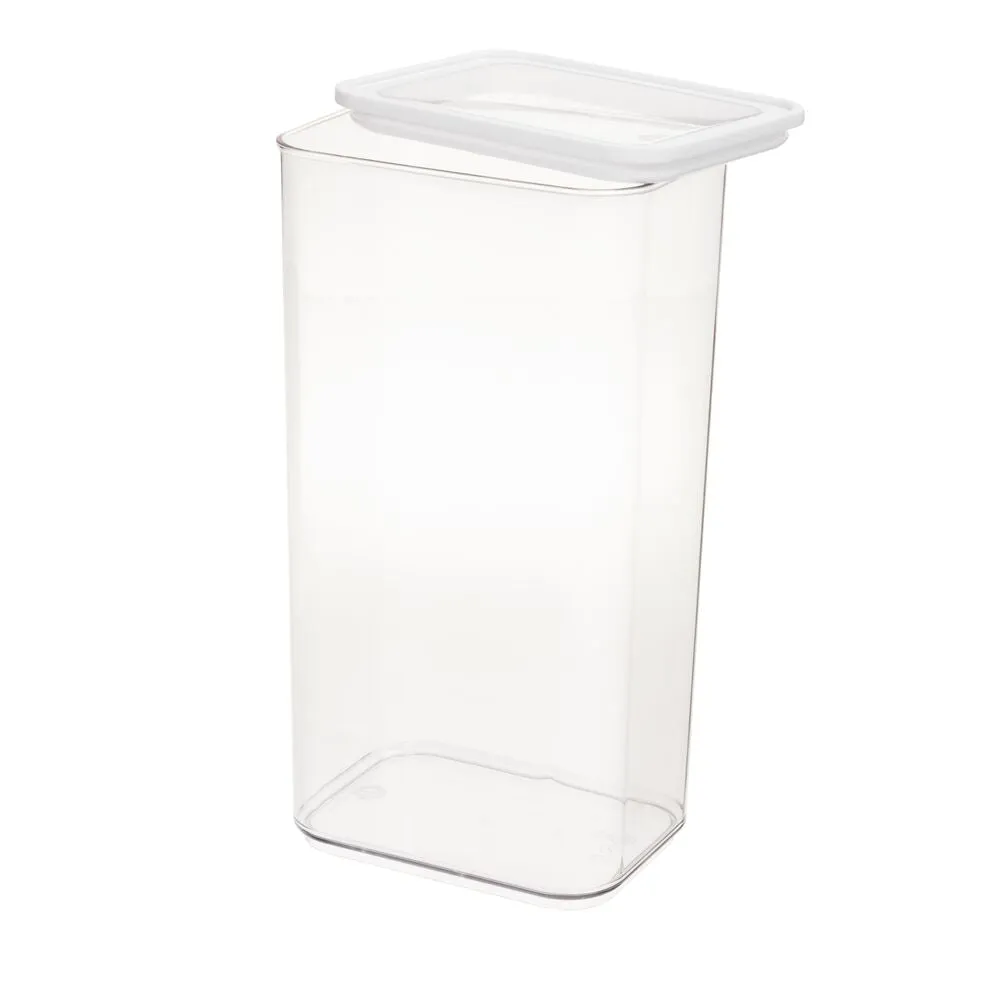 iDesign Recycled Clear Stackable Kitchen Airtight Storage Canister