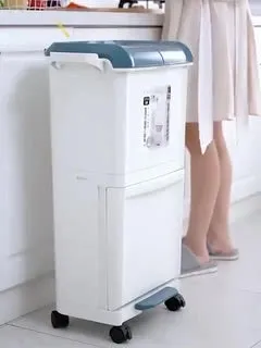 Japanese Style Garbage Bins / Waste Segregator 40L