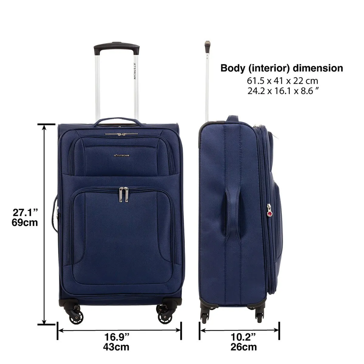 Jetstream 24 Inch Spinner Luggage