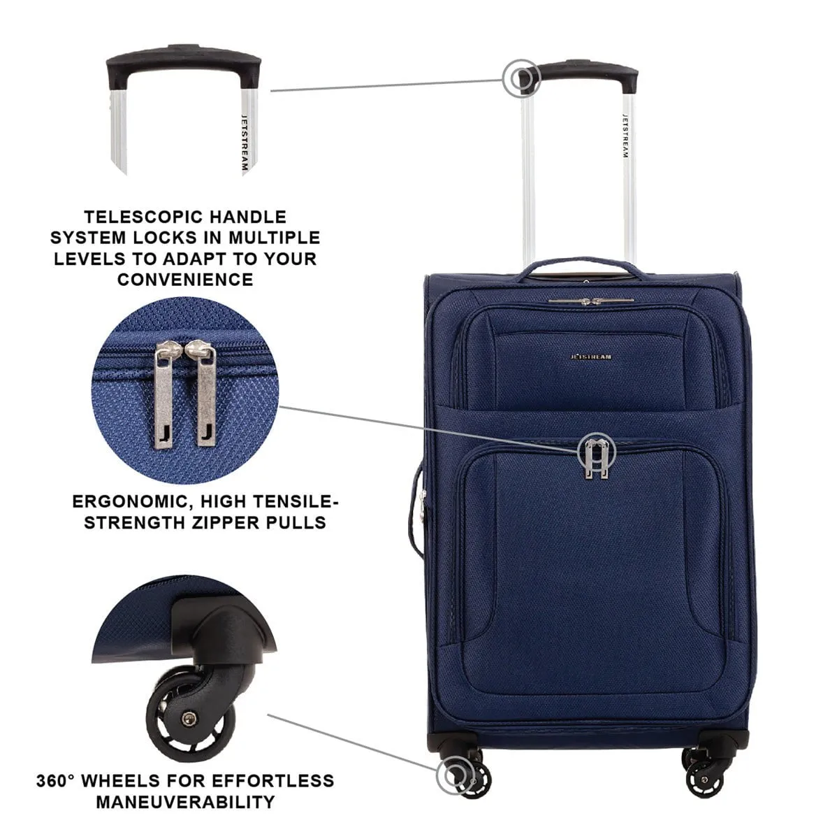 Jetstream 24 Inch Spinner Luggage