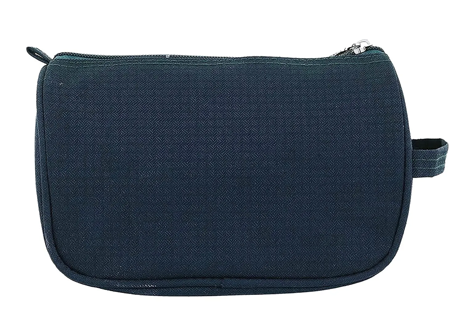 Kuber Industries Men's Toiletry Bag Canvas Travel Toiletry Bag Dopp Kit for Men Shaving Bag for Travel Accessories (Navy Blue)-KUBMART11927