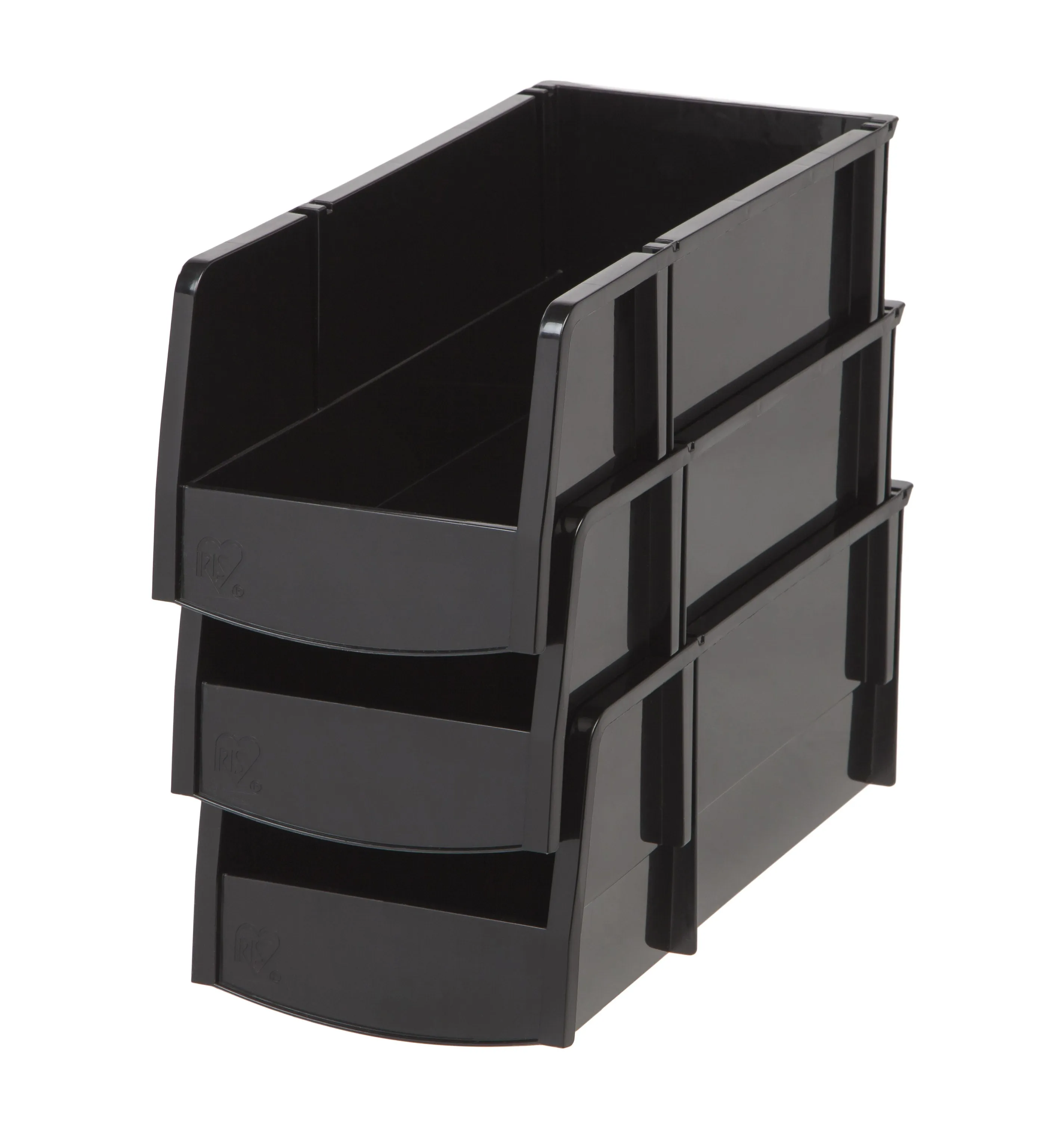 Large Bin, 8 Pack, Black