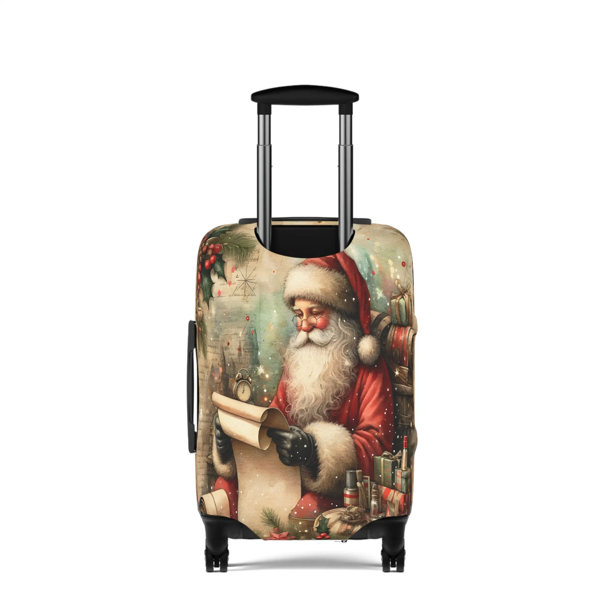 Luggage Cover, Christmas, Vintage Santa, awd-1479