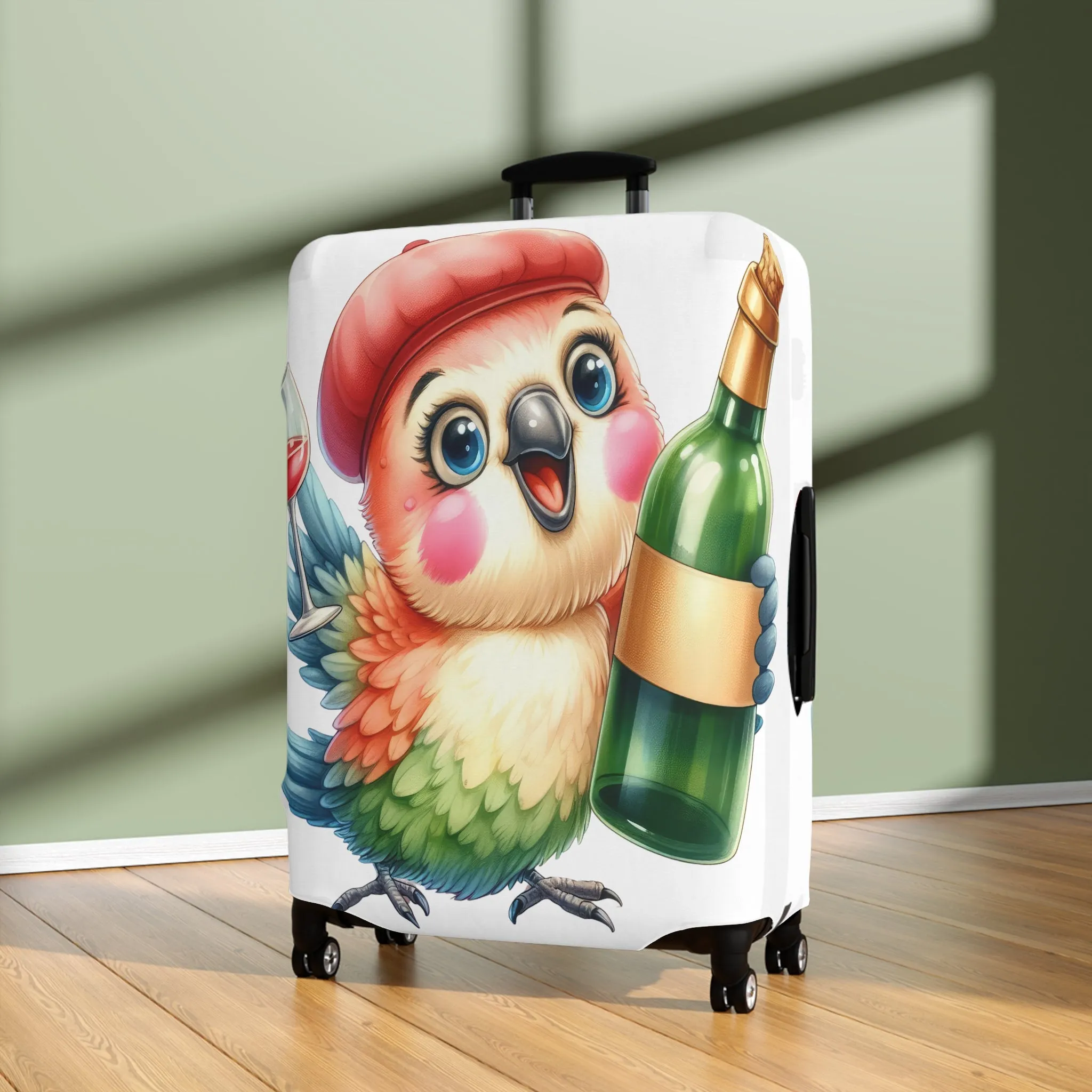 Luggage Cover, Cute Bird, awd-1643