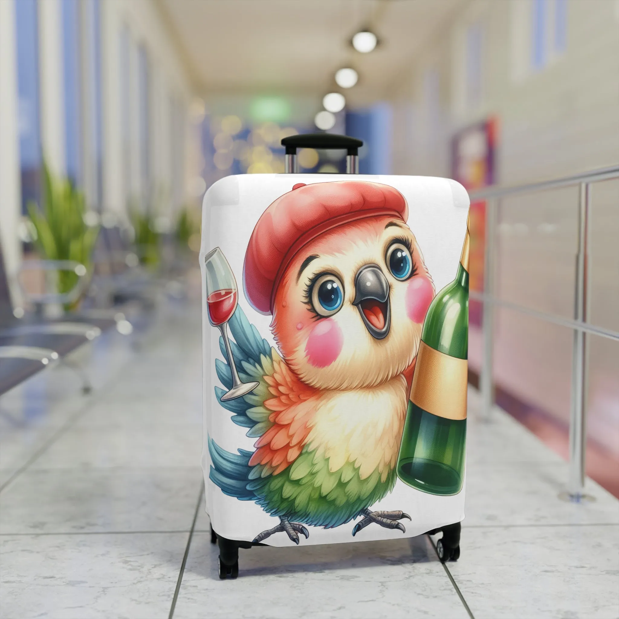 Luggage Cover, Cute Bird, awd-1643