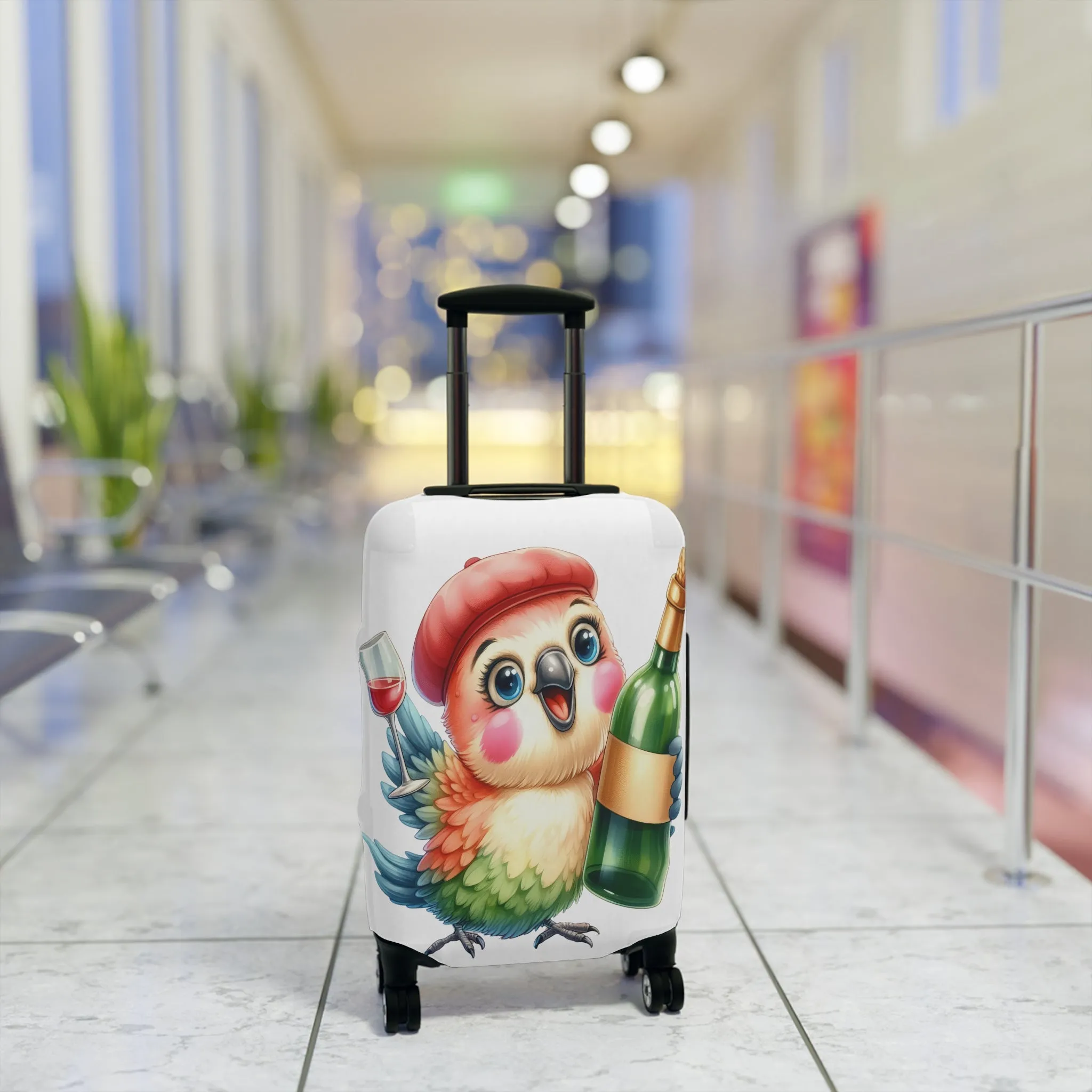 Luggage Cover, Cute Bird, awd-1643