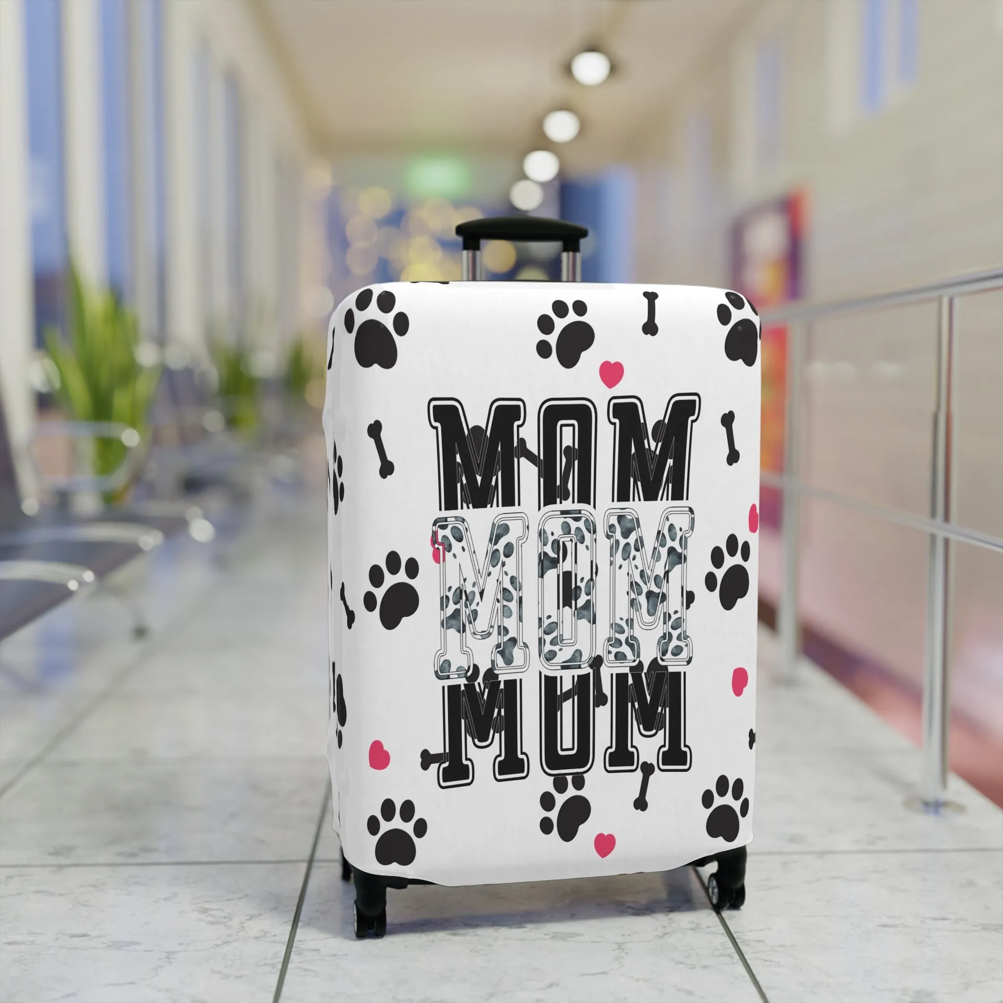 Luggage Cover, Dog Mom, awd-1361